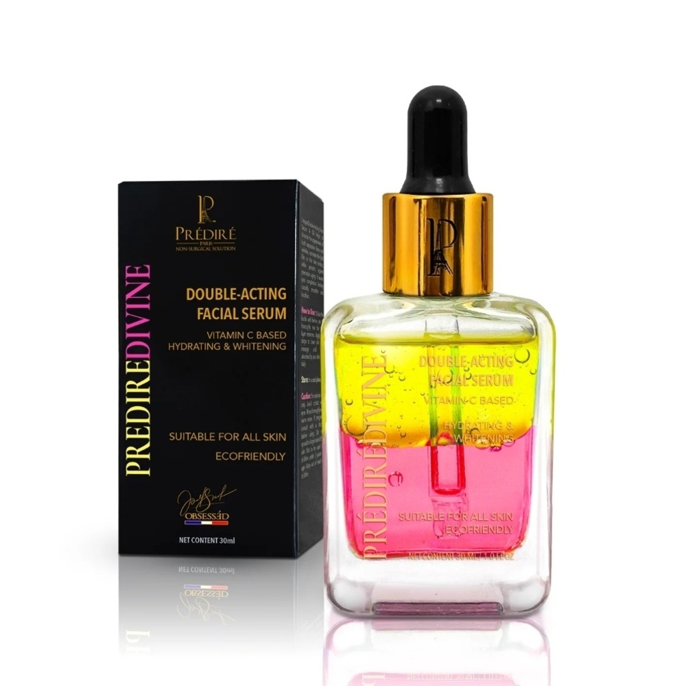 Predire Paris Double-Acting Facial Serum Vitamin C Based Hydrating And Whitening